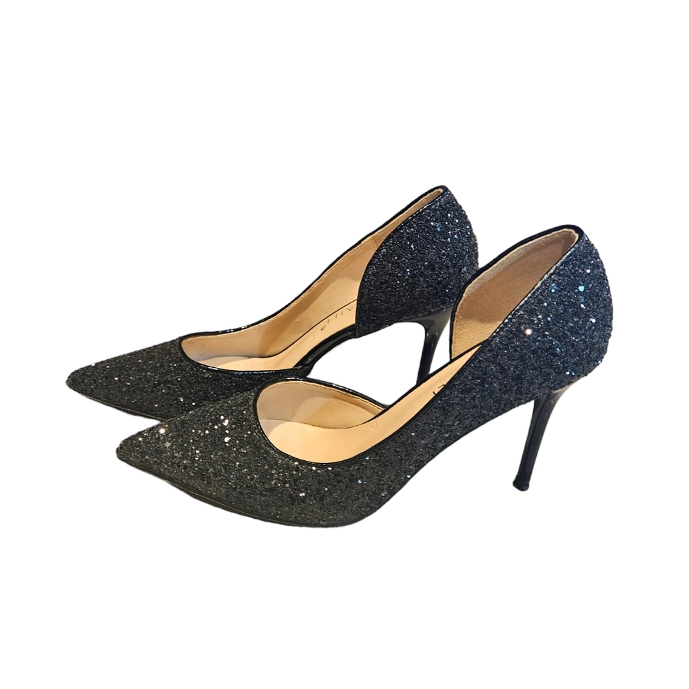 Annaili Women's Black High Heels Pumps.👠‎